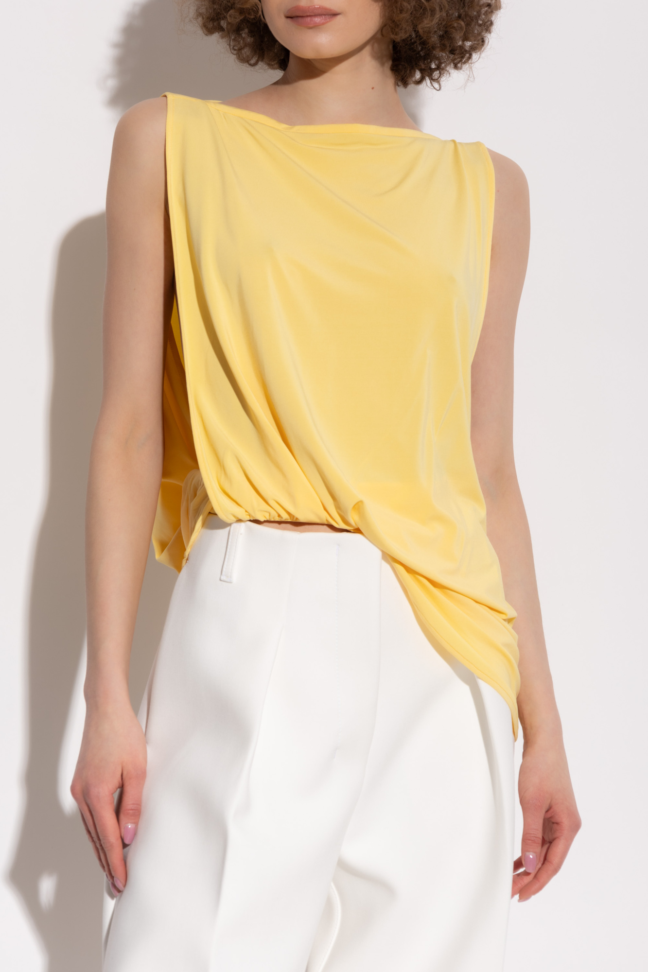 Yellow Sleeveless Top Jacquemus - Vitkac Italy